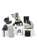 Mamas & Papas Pushchairs Vardo Pushchair Baby to Toddler Travel Bundle with Cybex Cloud T & Sirona T (10 Pieces) - Shell