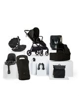 Mamas & Papas Pushchairs Vardo Pushchair Baby to Toddler Travel Bundle with Maxi-Cosi Pebble 360 Pro2 & Pearl 360 Pro (9 Pieces) - Noir