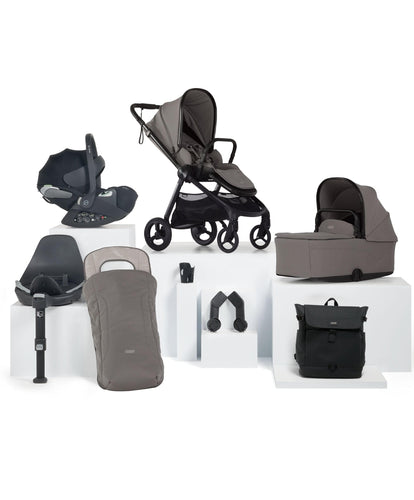 Mamas & Papas Pushchairs Vardo Pushchair Bundle with Cybex Cloud T Car Seat (8 Pieces) – Storm