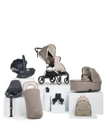 Mamas & Papas Pushchairs Vardo Pushchair Bundle with Cybex Cloud T Car Seat (9 Pieces) - Heritage