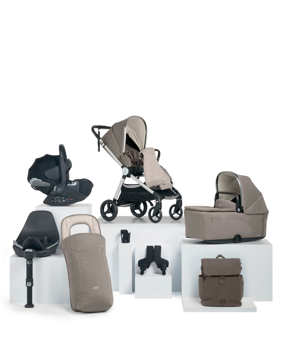 Mamas &amp; Papas Pushchairs Vardo Pushchair Bundle with Cybex Cloud T Car Seat (9 Pieces) - Heritage