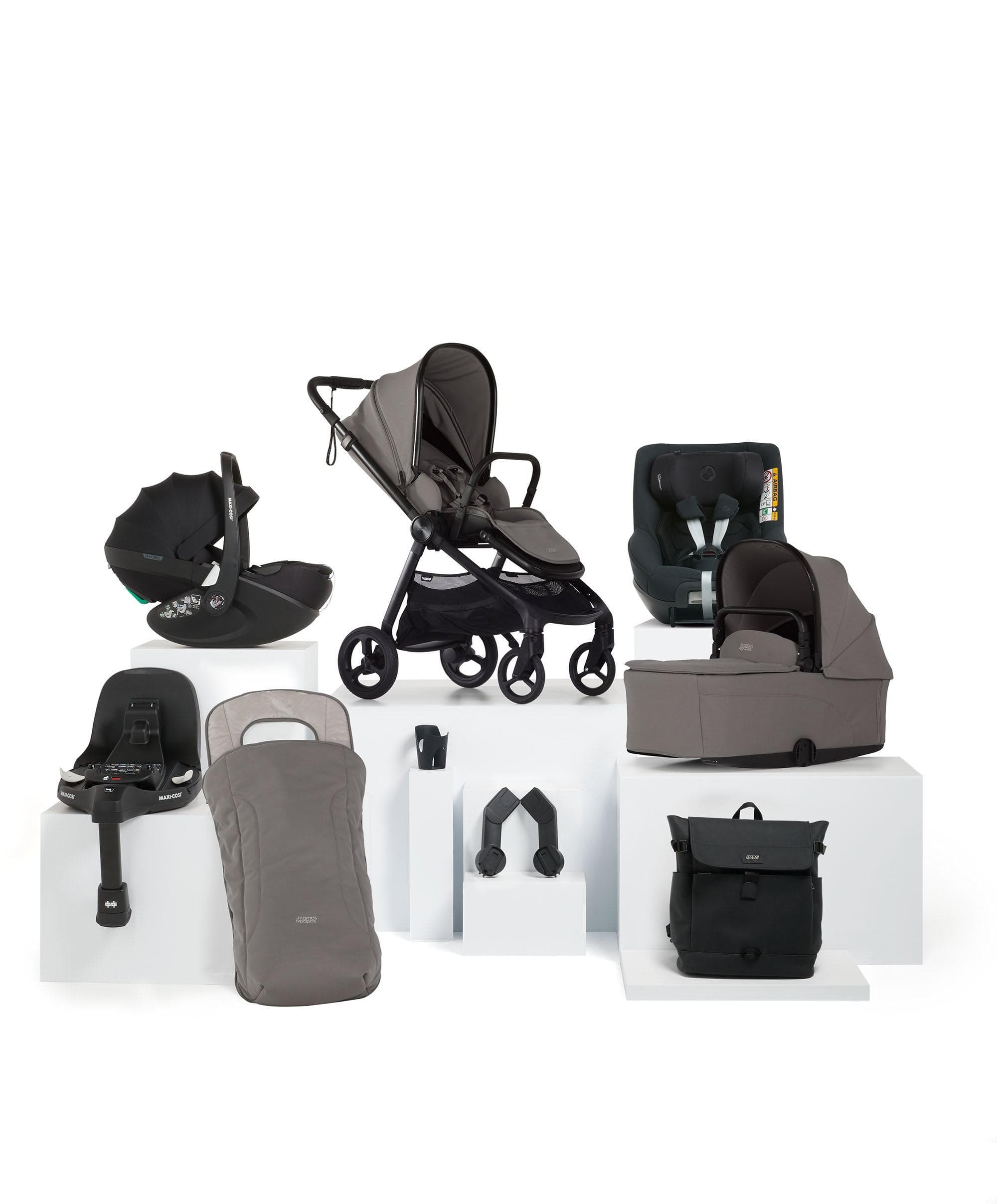 Vardo Pushchair Baby to Toddler Travel Bundle with Maxi-Cosi