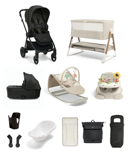Mamas & Papas Pushchairs Vardo Pushchair Ultimate Newborn Bundle (11 Pieces) - Noir