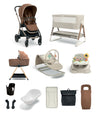 Mamas & Papas Pushchairs Vardo Pushchair Ultimate Newborn Bundle (12 Pieces) - Nutmeg