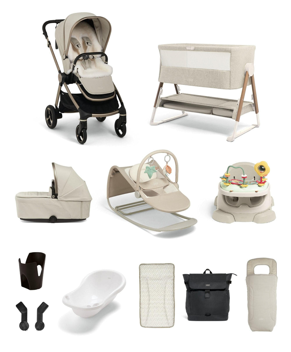 Mamas &amp; Papas Pushchairs Vardo Pushchair Ultimate Newborn Bundle (12 Pieces) - Shell