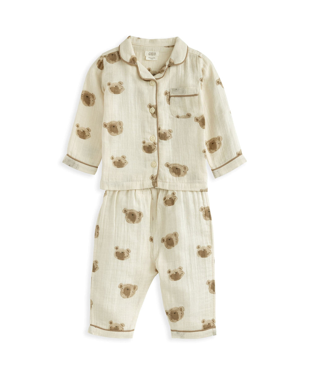 Mamas &amp; Papas Pyjamas &amp; Nightwear Bear Woven Pyjamas