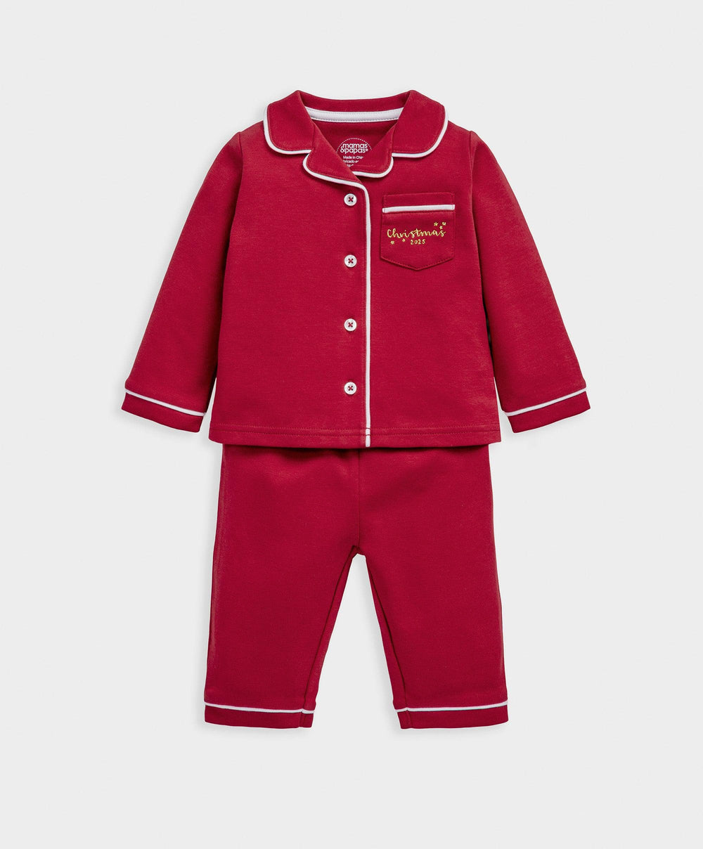 Mamas &amp; Papas Pyjamas &amp; Nightwear Classic Red Christmas Pyjamas