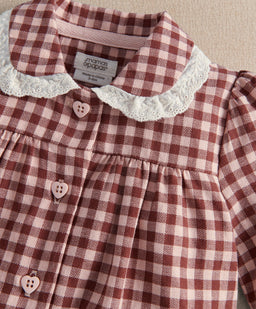 Mamas & Papas Pyjamas & Nightwear Collared Gingham Pyjama Set