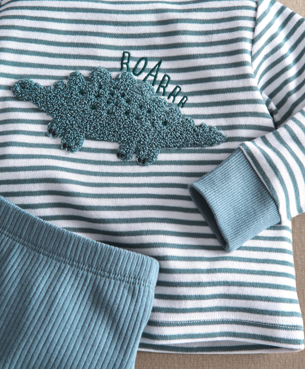 Mamas &amp; Papas Pyjamas &amp; Nightwear Dino Jersey Pyjamas