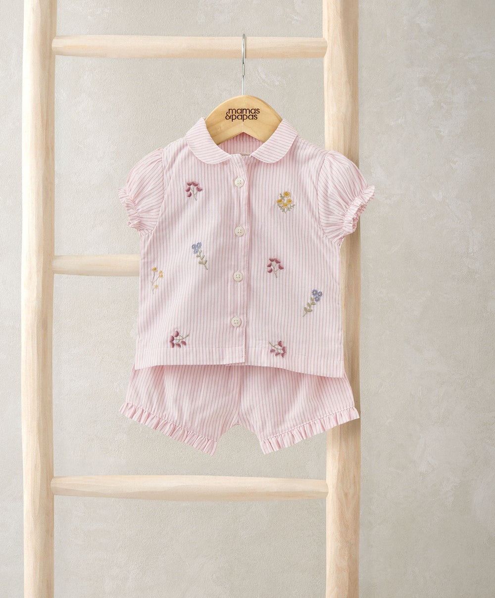 Mamas &amp; Papas Pyjamas &amp; Nightwear Embroidered Woven Pyjamas
