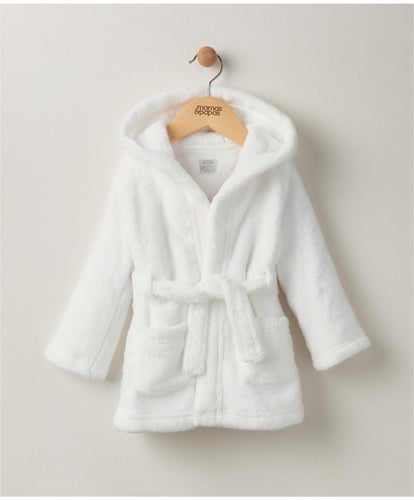 Mamas & Papas Pyjamas & Nightwear Faux Fur Dressing Gown - White