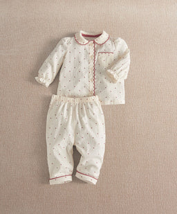 Mamas & Papas Pyjamas & Nightwear Heart Long Sleeve Pyjama Sets