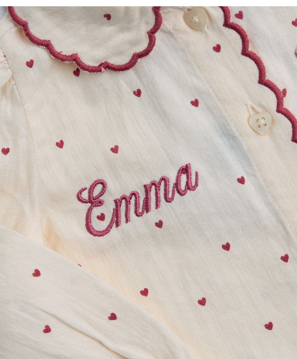 Mamas &amp; Papas Pyjamas &amp; Nightwear Heart Long Sleeve Pyjama Sets
