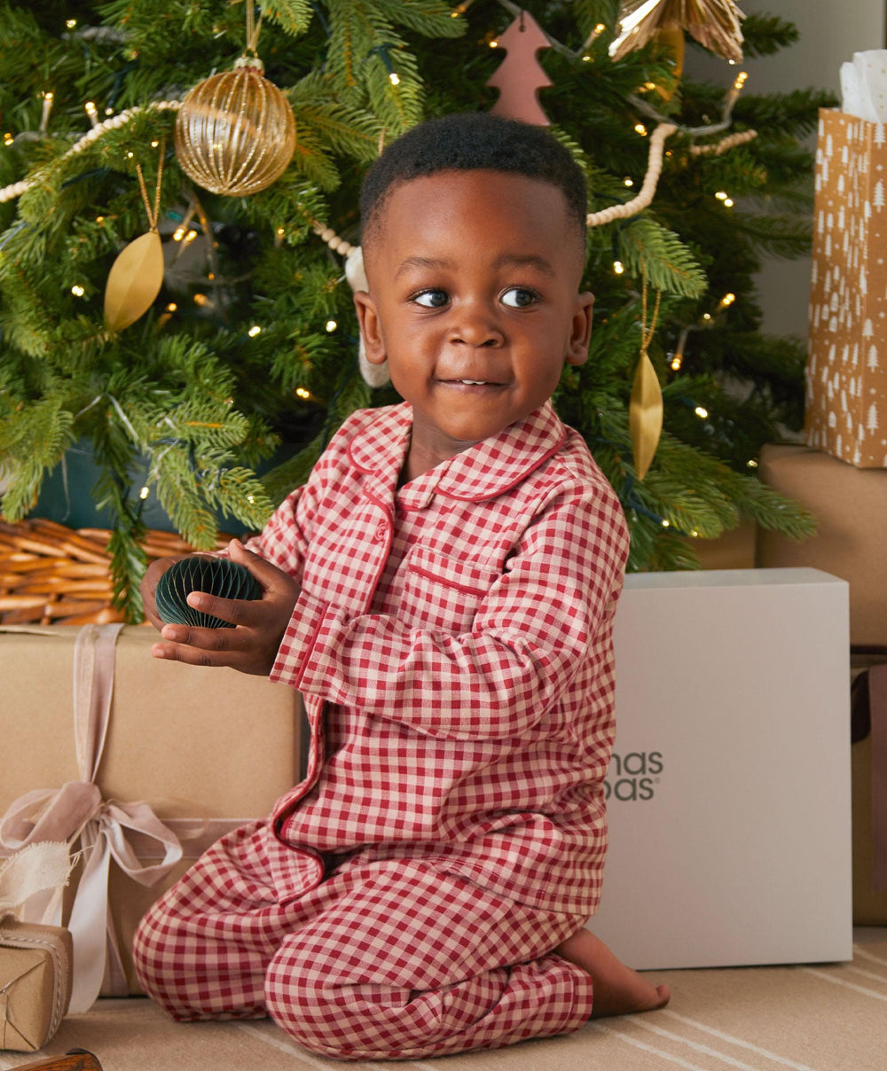 Mamas &amp; Papas Pyjamas &amp; Nightwear Jersey Check Pyjamas
