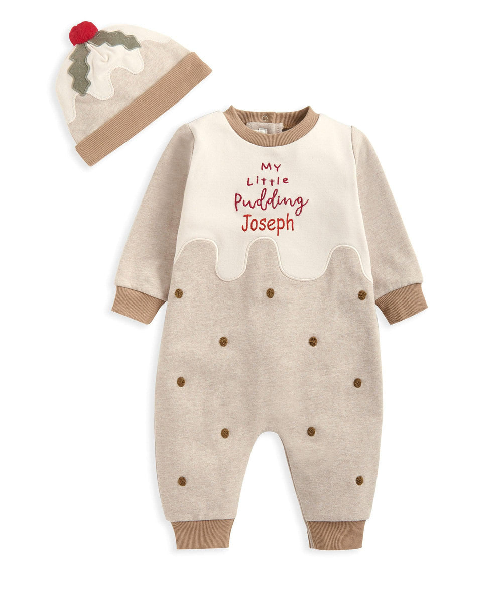 Mamas &amp; Papas Pyjamas &amp; Nightwear Little Pudding Romper &amp; Hat