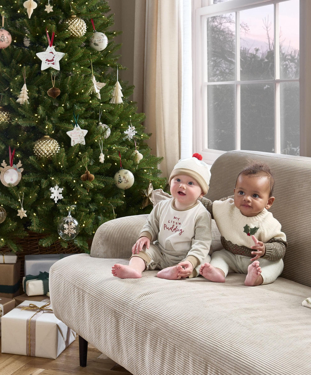 Mamas &amp; Papas Pyjamas &amp; Nightwear Little Pudding Romper &amp; Hat