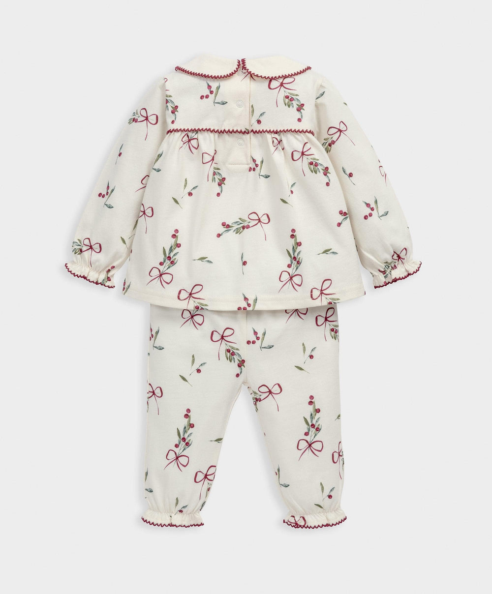 Mamas &amp; Papas Pyjamas &amp; Nightwear Mistletoe Christmas Pyjamas