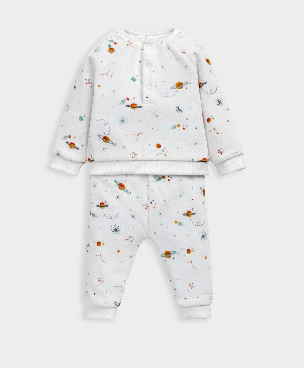 Mamas &amp; Papas Pyjamas &amp; Nightwear Planets Velour Pyjamas