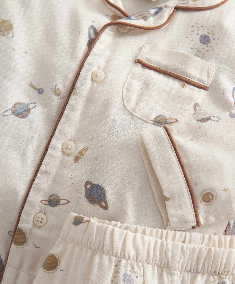 Mamas &amp; Papas Pyjamas &amp; Nightwear Planets Woven Pyjamas