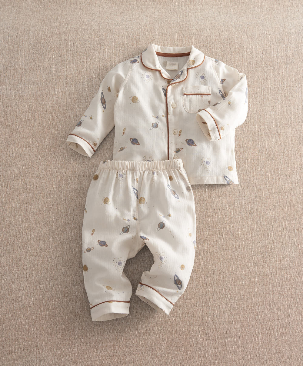 Mamas &amp; Papas Pyjamas &amp; Nightwear Planets Woven Pyjamas