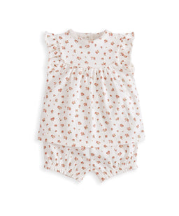 Mamas & Papas Pyjamas & Nightwear Rose Print Short Pyjamas