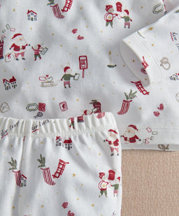 Mamas & Papas Pyjamas & Nightwear Santa Christmas Print Pyjamas
