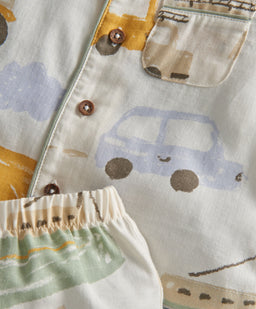 Mamas & Papas Pyjamas & Nightwear Truck & Transport Pyjama Set