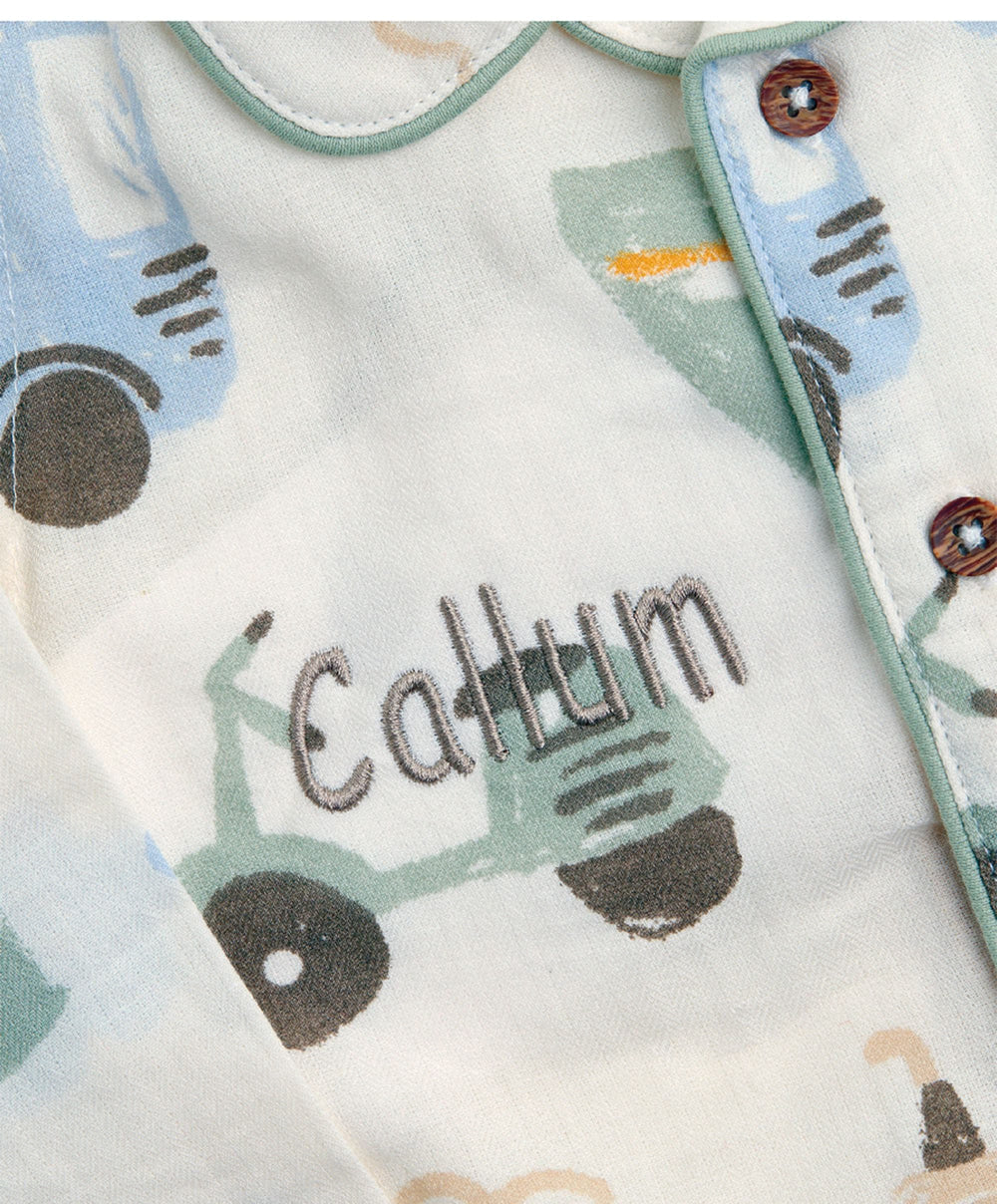 Mamas &amp; Papas Pyjamas &amp; Nightwear Truck &amp; Transport Pyjama Set