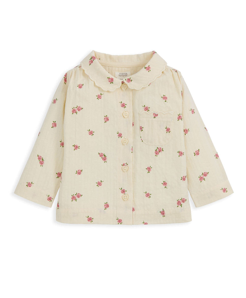 Mamas &amp; Papas Pyjamas &amp; Nightwear Woven Rose Pyjamas