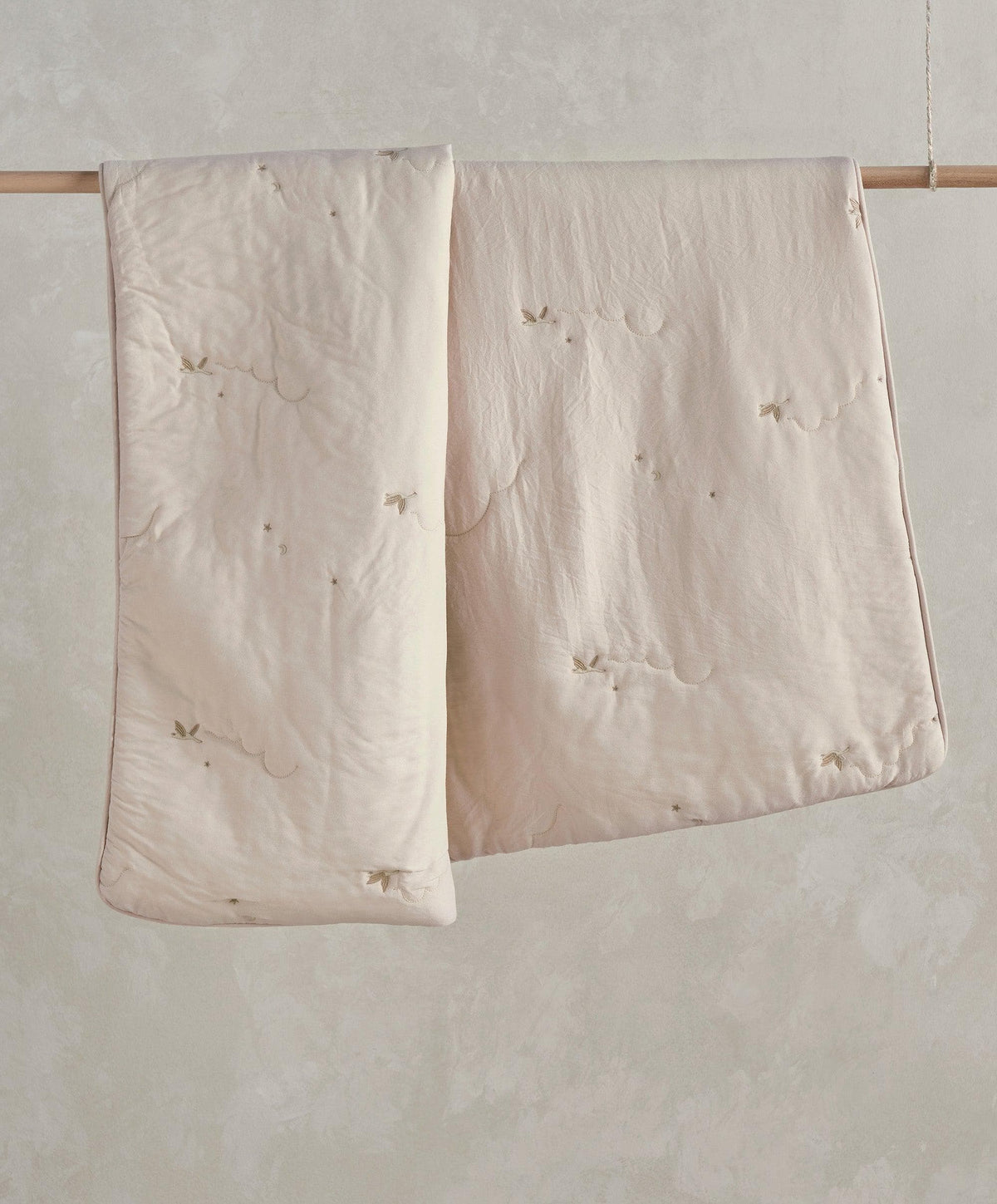 Mamas & Papas Quilts & Coverlets Quilt 4.0 Tog - Welcome to the World Duckling - Soft Taupe