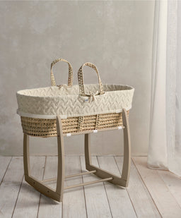 Mamas & Papas Rocking Moses Basket Stand - Mocha