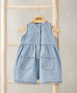 Mamas & Papas Rompers Chambray Romper