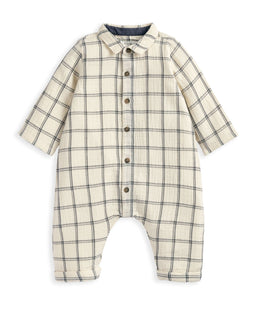Mamas & Papas Rompers Check Romper