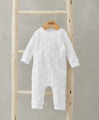 Mamas & Papas Rompers Cloud Jacquard Wrap Romper