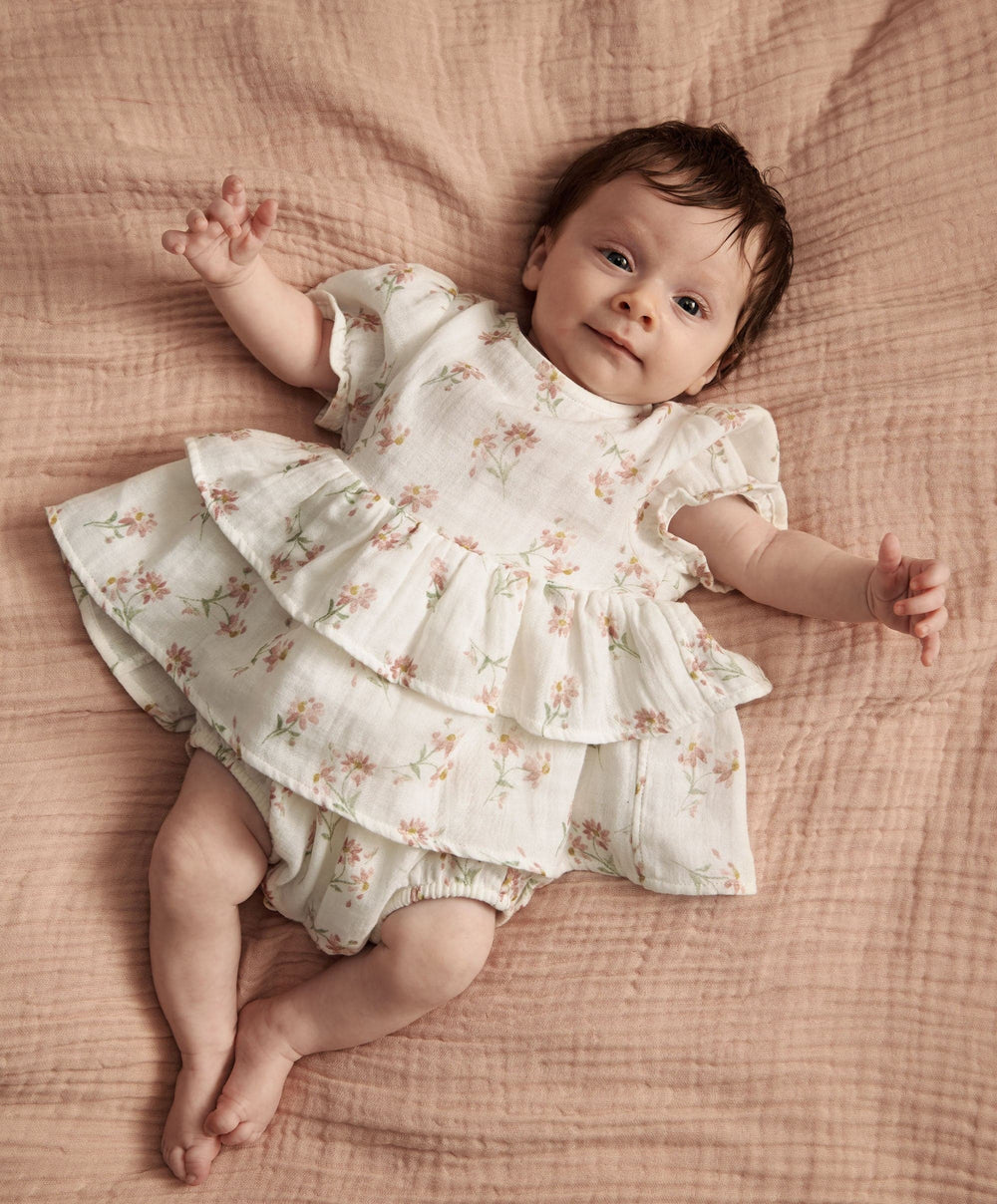 Mamas &amp; Papas Rompers Daisy Peplum Shortie Romper