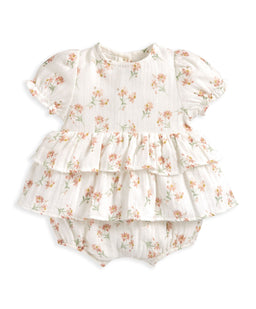 Mamas & Papas Rompers Daisy Peplum Shortie Romper