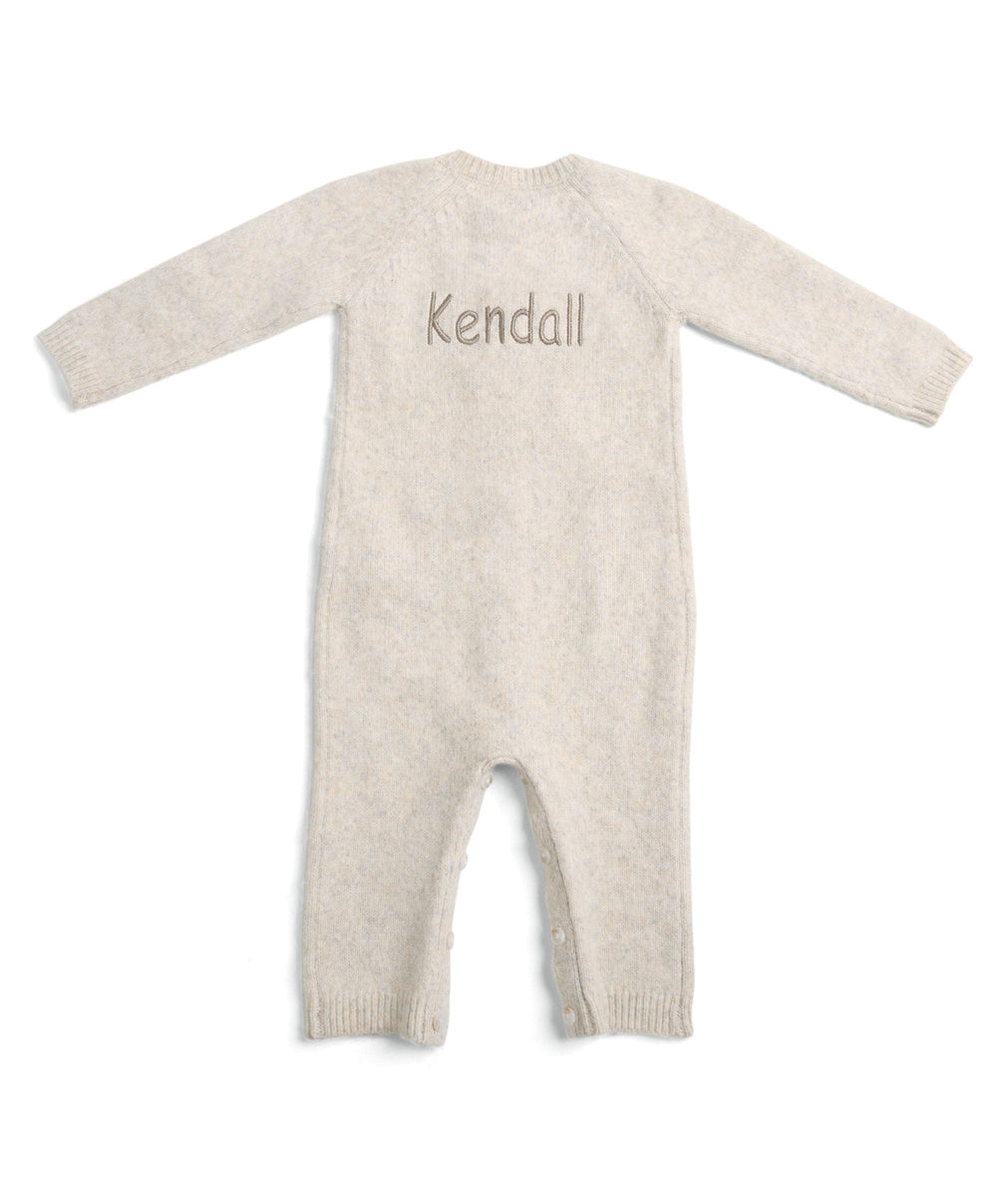 Mamas &amp; Papas Rompers Duck Knitted Romper Oatmeal