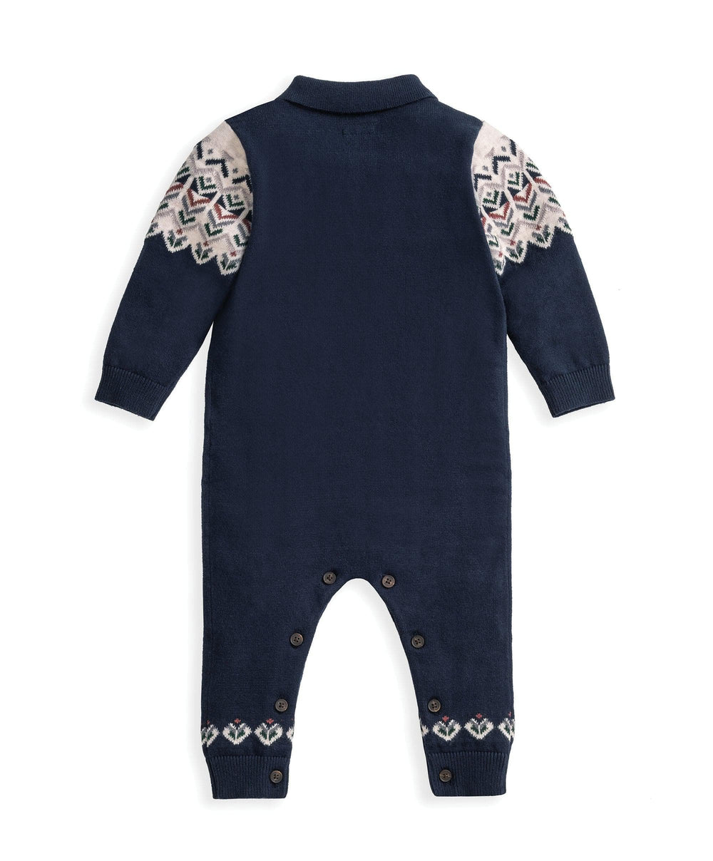 Mamas &amp; Papas Rompers Fairisle Knitted Romper
