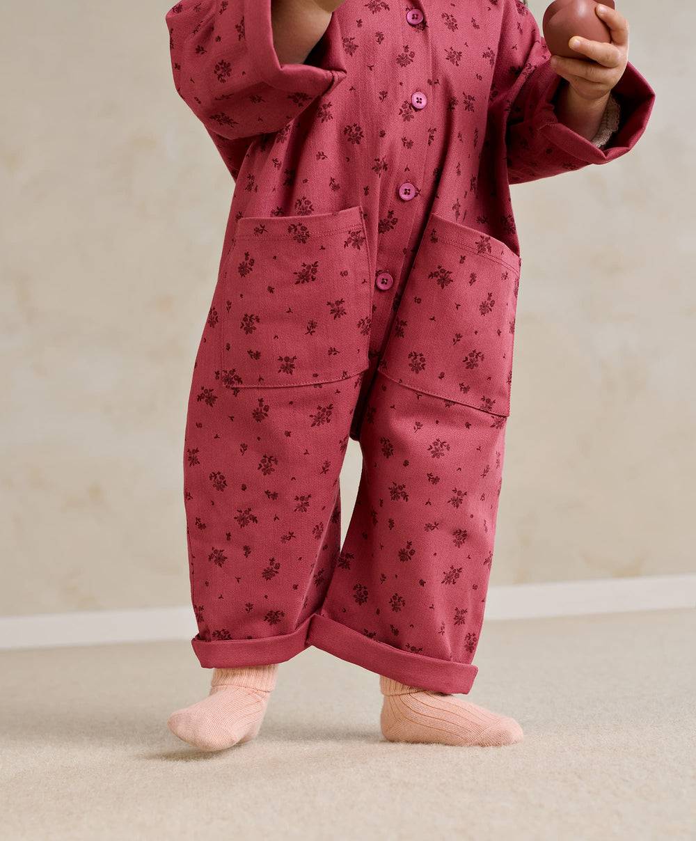 Mamas &amp; Papas Rompers Floral Boiler Suit Romper