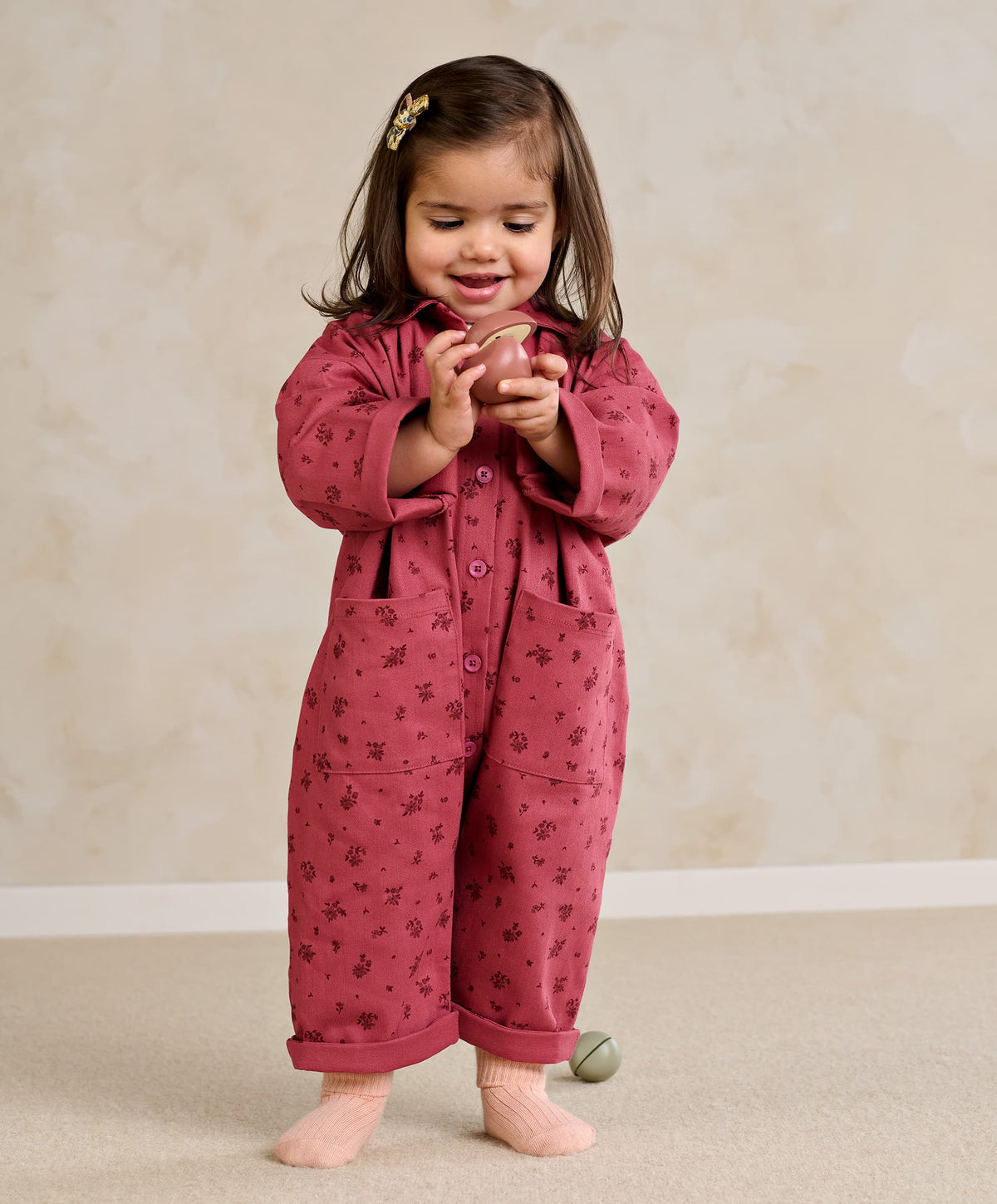 Mamas & Papas Rompers Floral Boiler Suit Romper