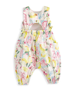 Mamas & Papas Rompers Floral Lemon Romper