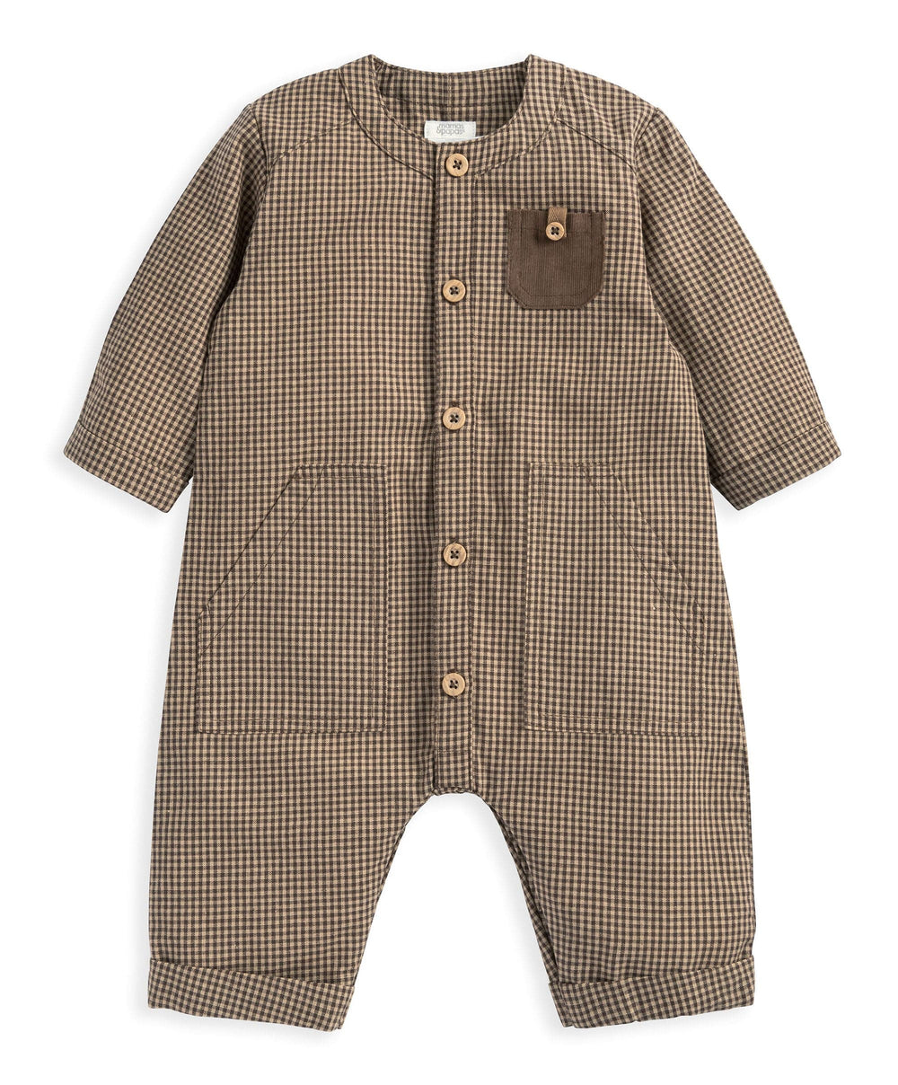 Mamas &amp; Papas Rompers Gingham Romper