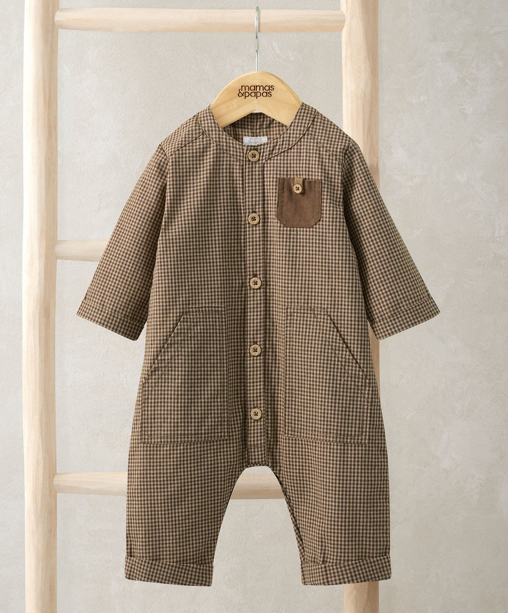 Mamas &amp; Papas Rompers Gingham Romper