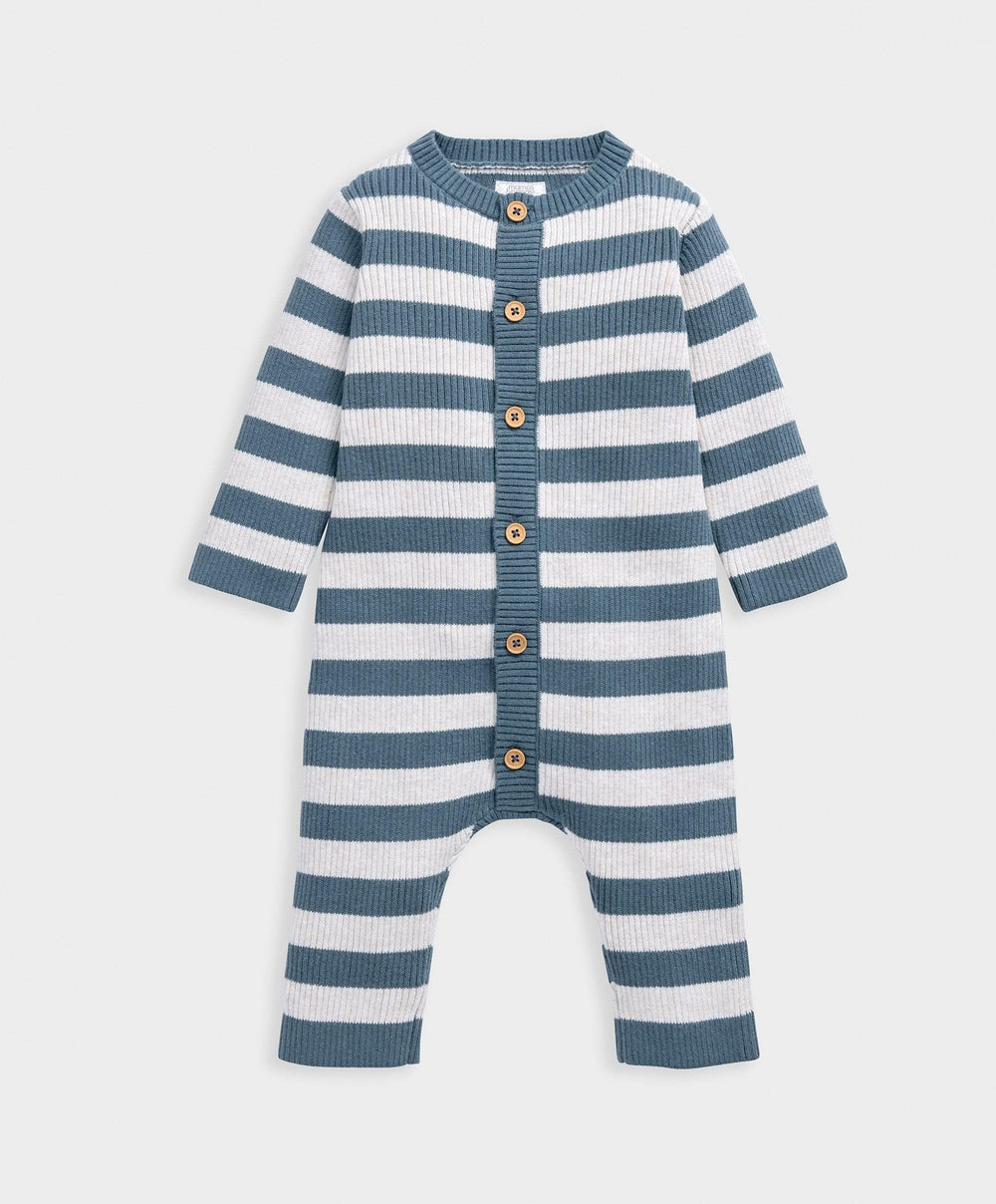 Mamas &amp; Papas Rompers Knit Stripe Romper