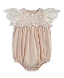 Mamas & Papas Rompers Lace Bodice Romper
