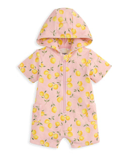 Mamas & Papas Rompers Lemon Print Towel Romper