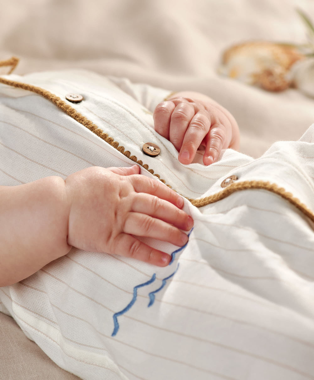 Mamas &amp; Papas Rompers Linen Shirt Romper