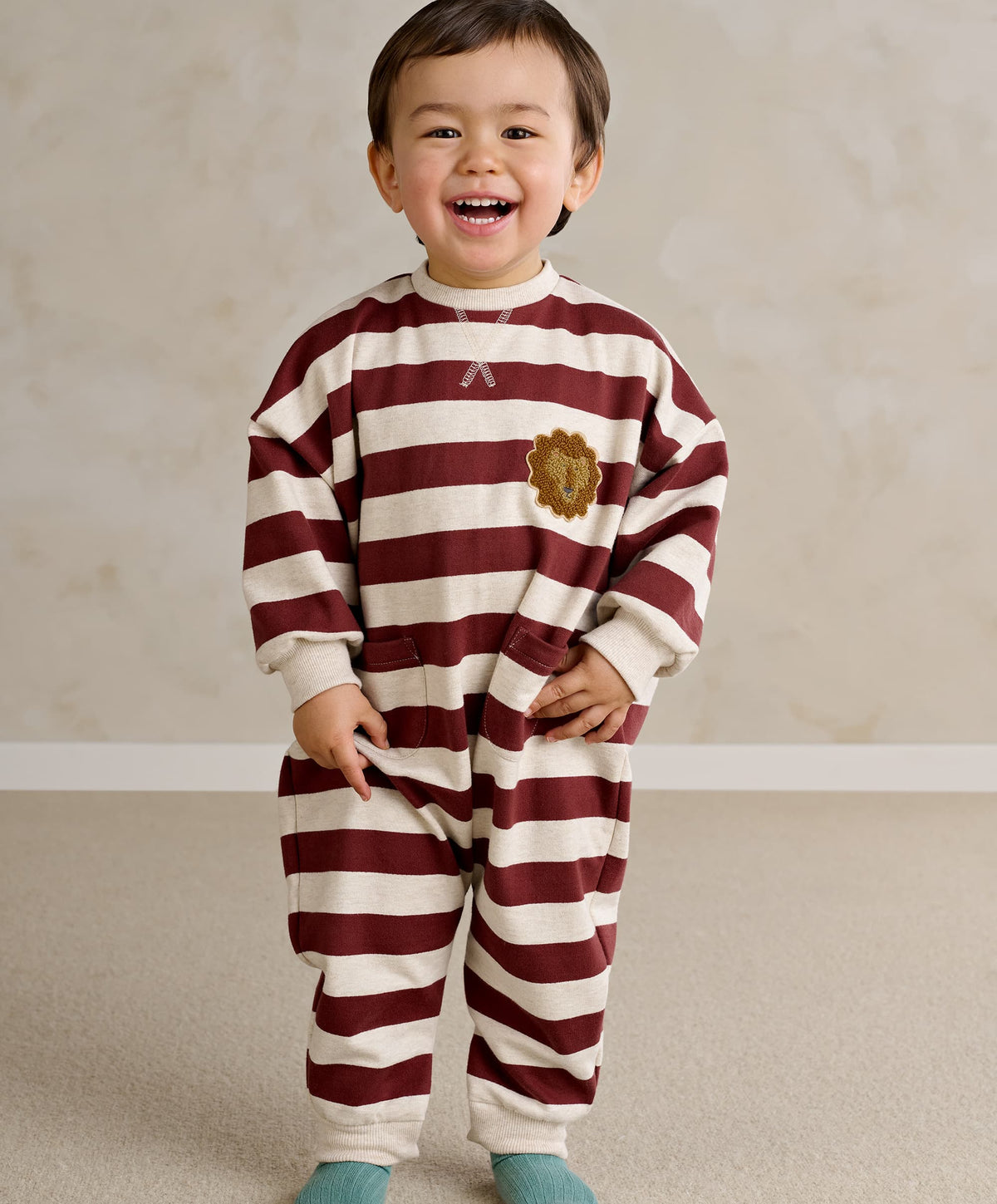 Mamas & Papas Rompers Lion Stripe Romper
