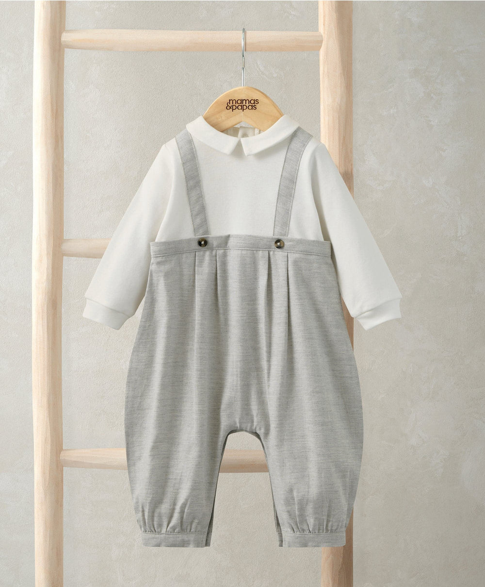Mamas &amp; Papas Rompers Mock Suit Romper