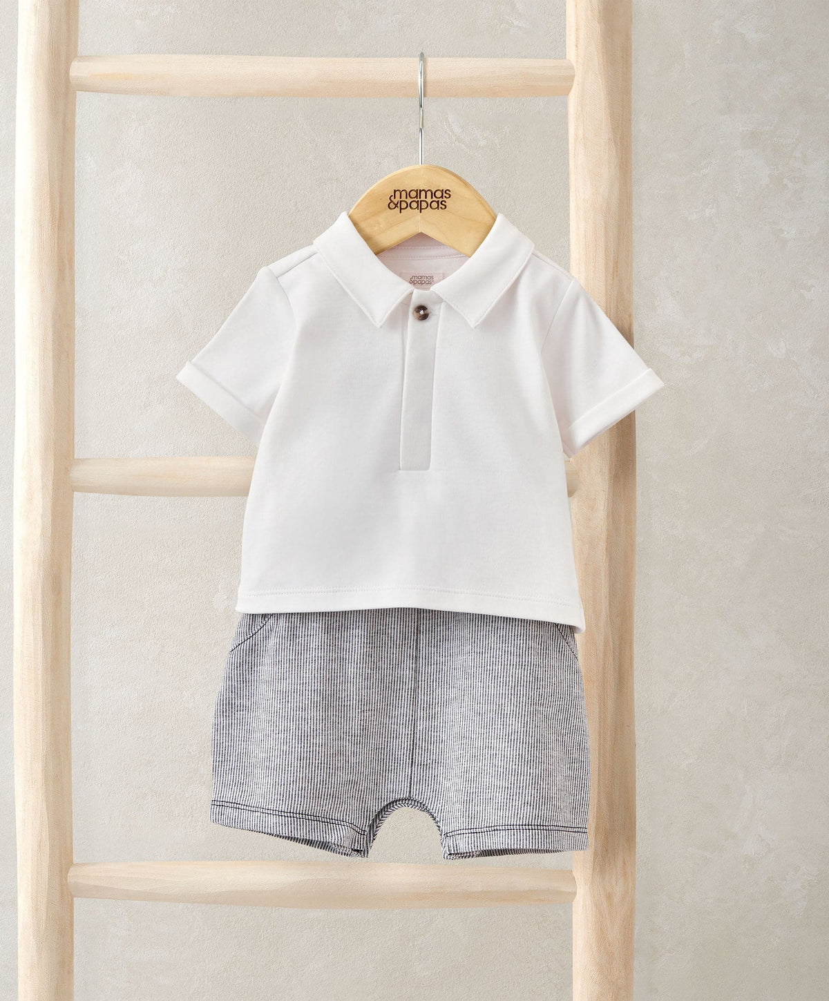 Mamas & Papas Rompers Mock Suit Romper